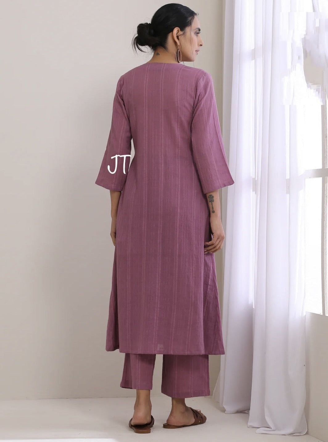 Pure Cotton dobby angrakha set in tieup pattern