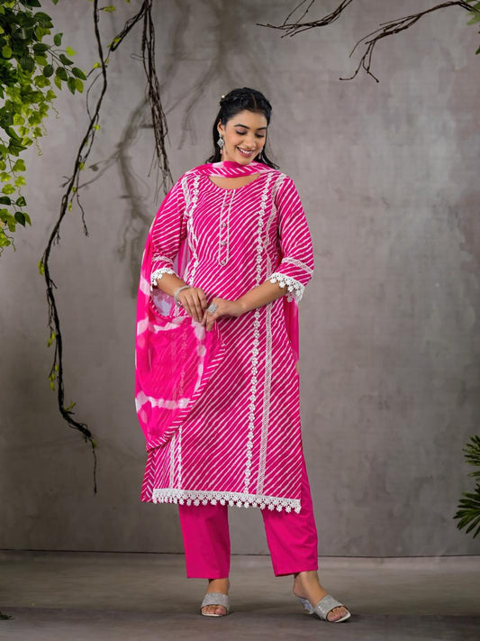 PINKLehriya 3 Pc Suit