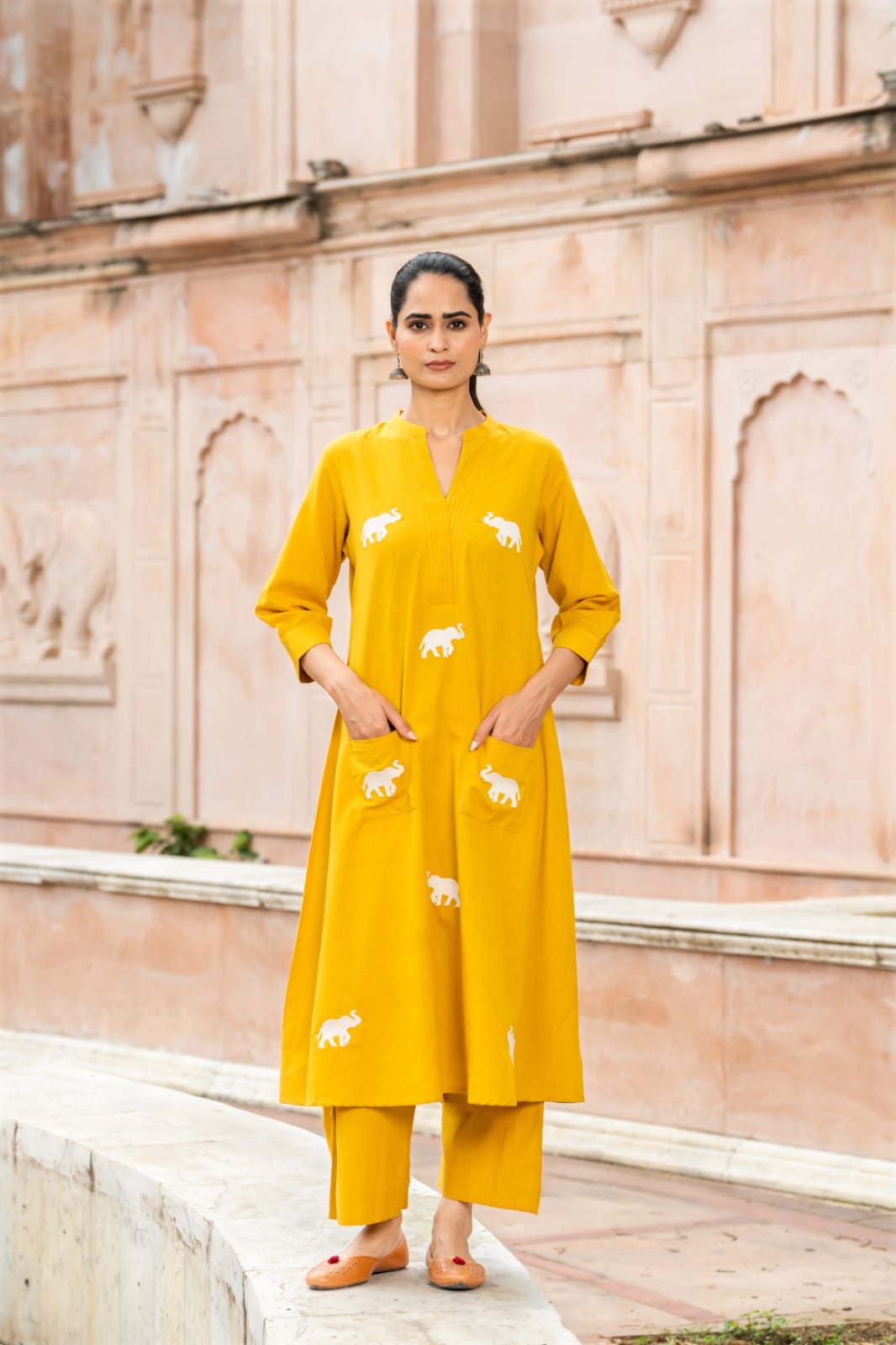 Heavy Cotton Festive Wear 2 Piece Set