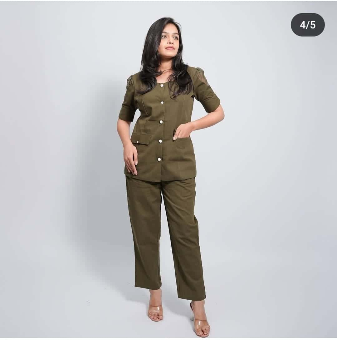 Pure Cotton Office CO-ORD Set