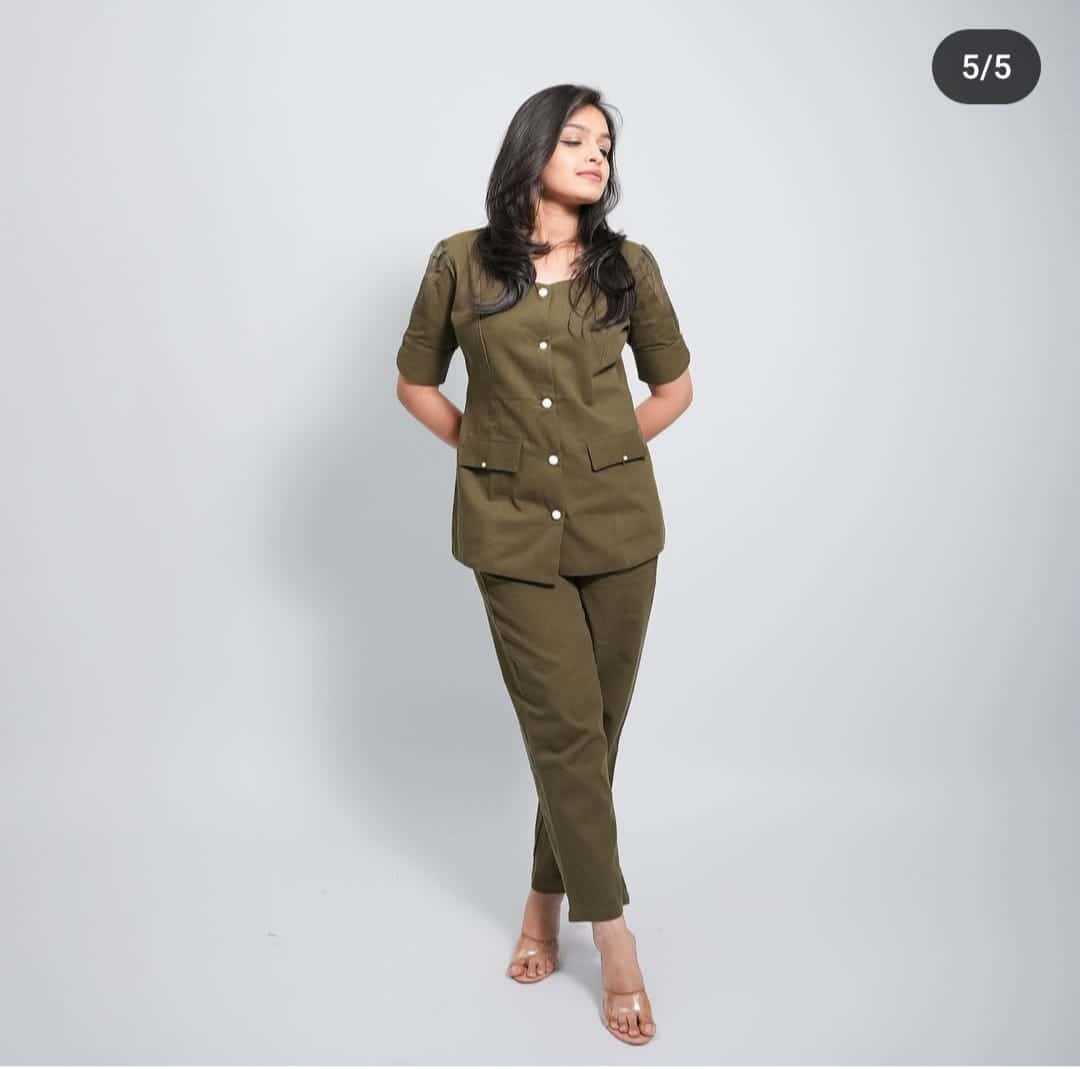 Pure Cotton Office CO-ORD Set