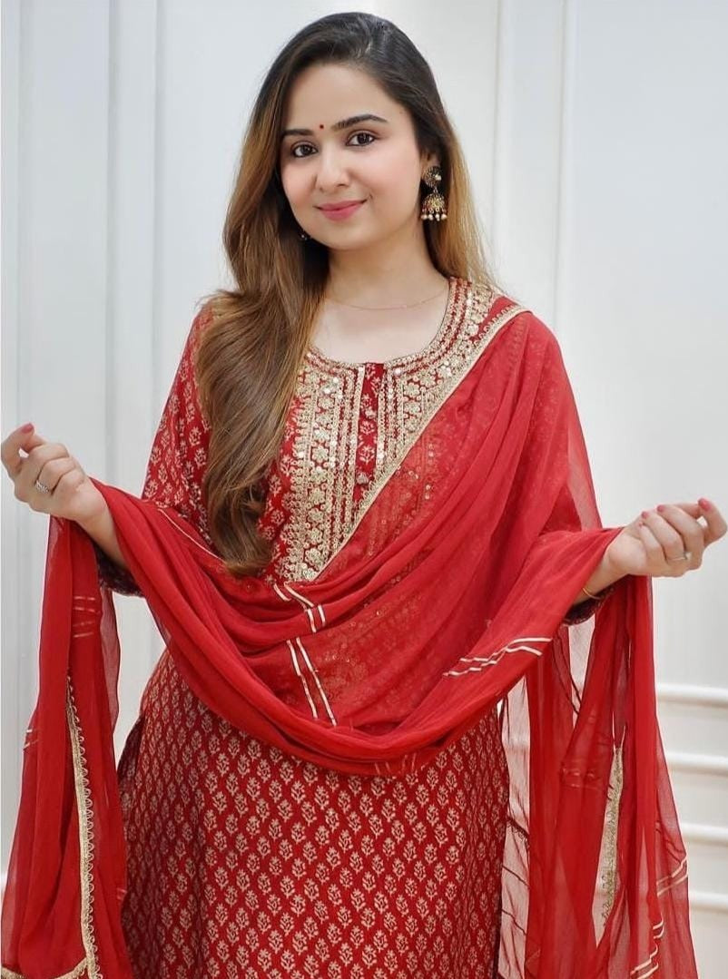 Love Red Valentine's Kurta Set